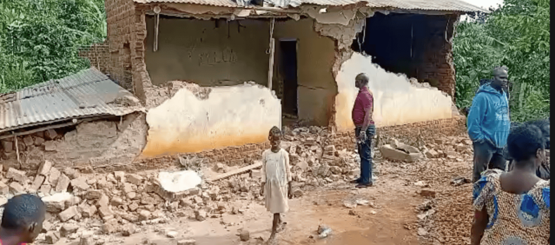  Nansana Residents Displaced, Residence Was Demolished Over Land Dispute