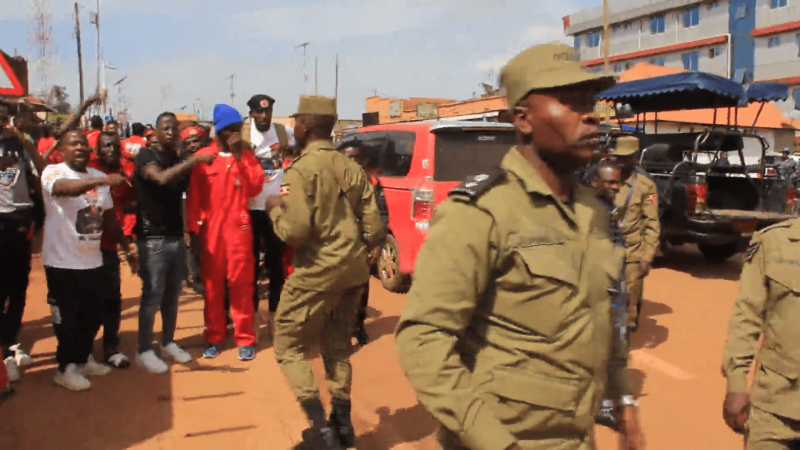 Hoima City police arrest NUP supporters