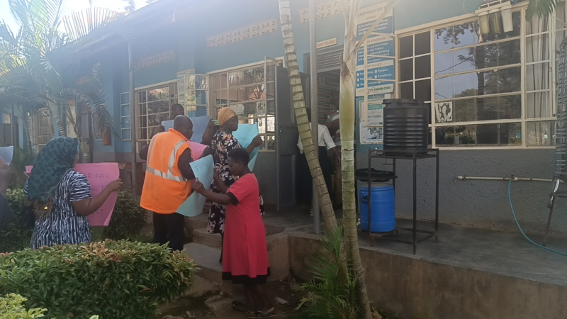 Parents Protest Transfer of Deputy Head Teacher at St. Peter’s Claver Namiryango Mixed Primary School
