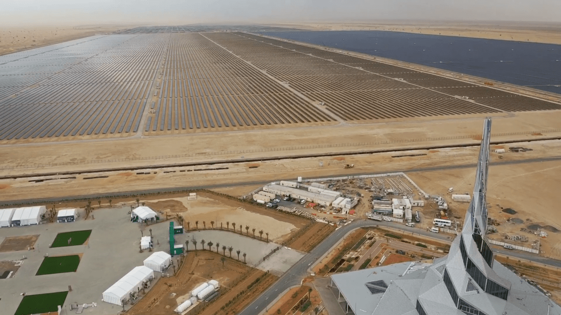 $13.6B record-breaking solar park rises from Dubai desert