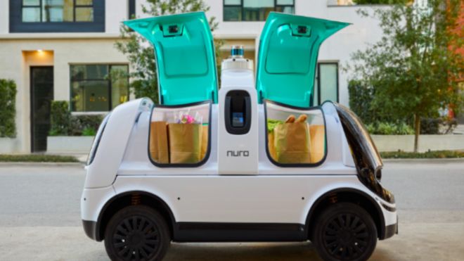 Self-driving delivery van ditches 'human controls'